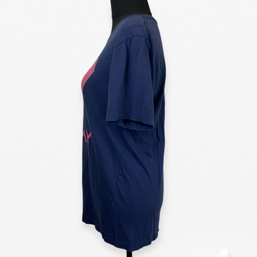 Vintage retro grunge Navy Blue T-Shirt H77 Murray Graphic tee shirt T-shirt M - Picture 5 of 8